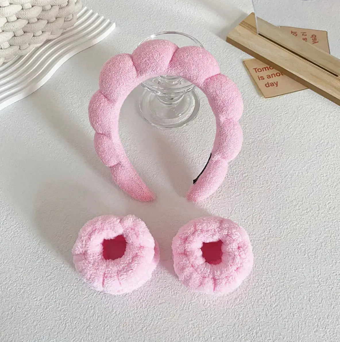 Velvella Bubble Headband + Wrist Straps
