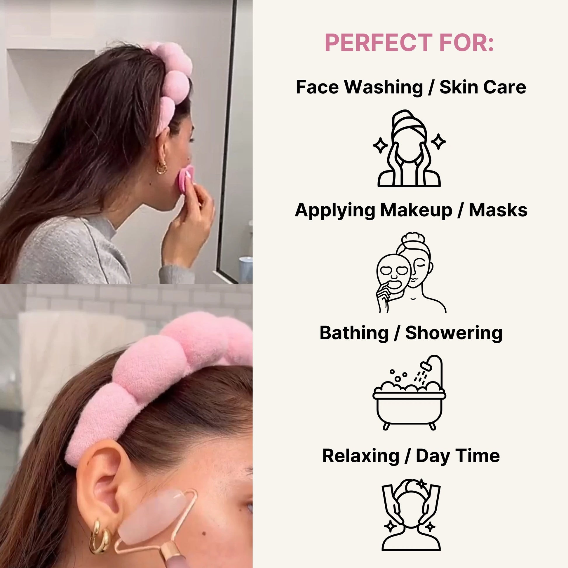 TerryCloth Bubble Headband