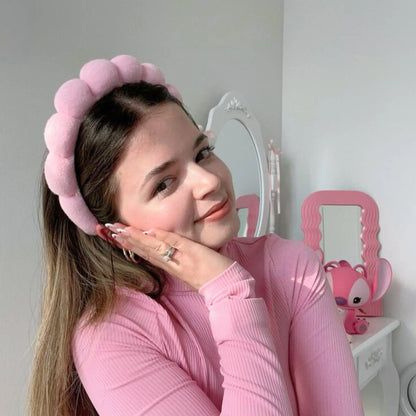 Terry Cloth Bubble Headband