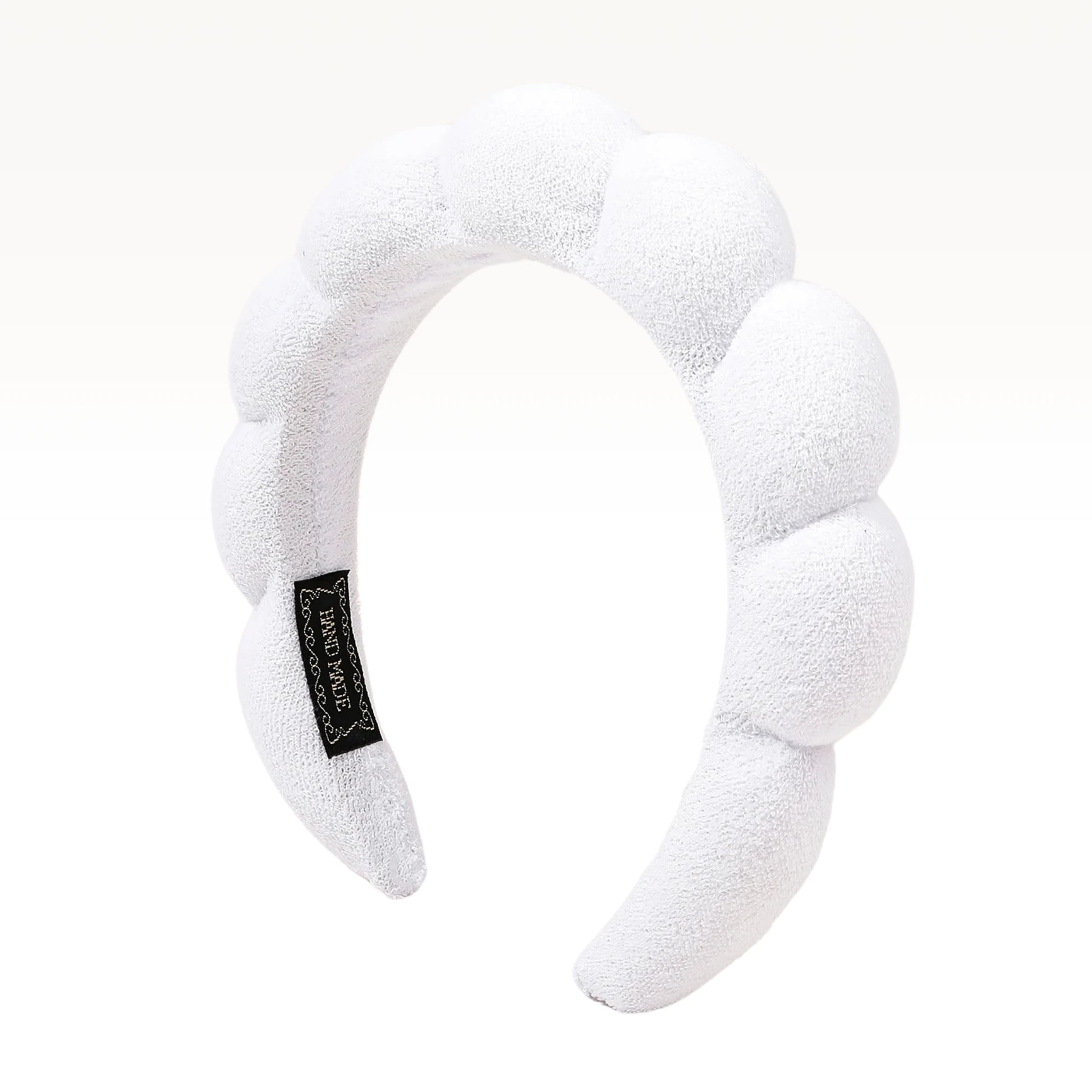 White Terry Cloth Headband