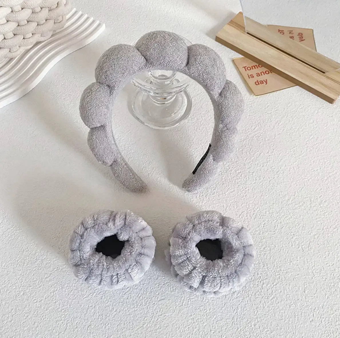 Velvella Bubble Headband + Wrist Straps